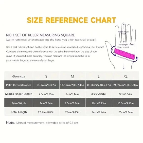 Winter Touchscreen Gloves Windproof Warm Anti-Slip Cycling Driving Outdoor - Picture 13 of 13